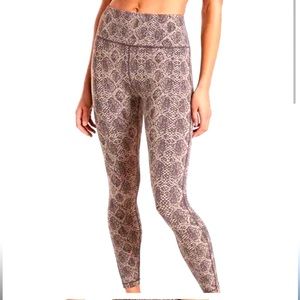 Two pieces, Athleta 7/8 tights and A/C top